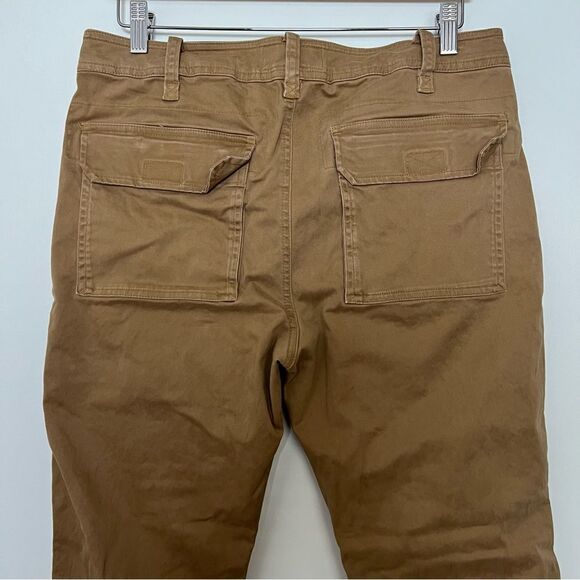 Abercrombie Fitch Pants Mens Tan 31x32 Slim Straight Utility Pockets F(15-01-08) - Picture 8 of 16